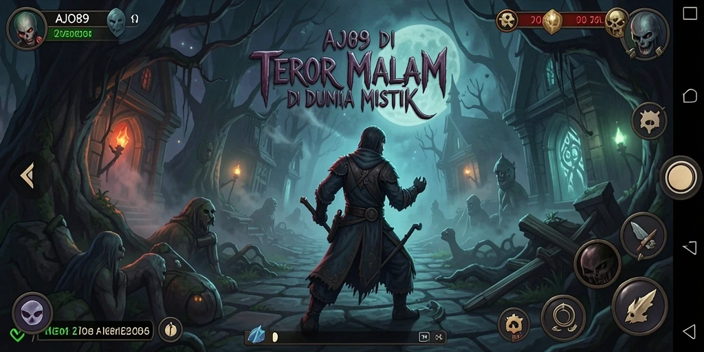 Gameplay menyeramkan AJO89 dengan nuansa horror yang mendalam.