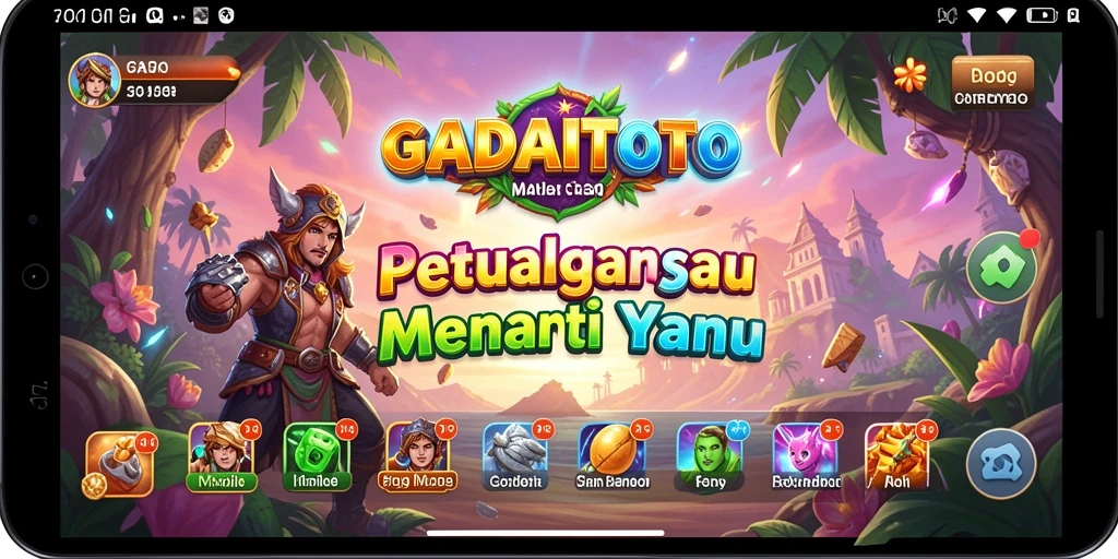 Screenshot gameplay GADAITOTO yang menampilkan momen petualangan yang seru.