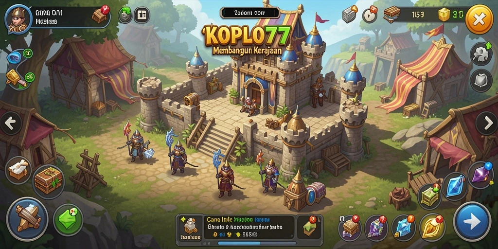 Tampilan gameplay KOPLO77 yang menawan dan menyenangkan.