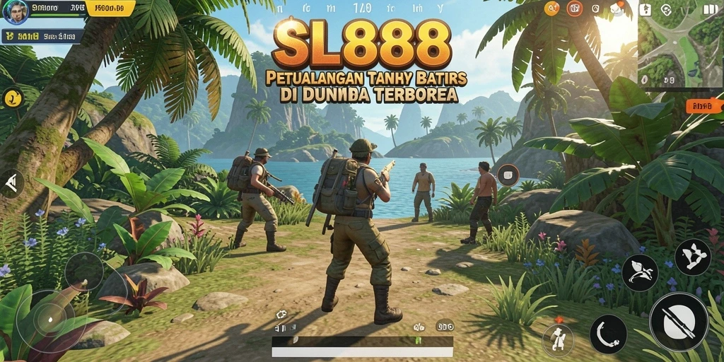 Tangkapan layar dari gameplay <strong>SL888</strong> menampilkan eksplorasi dunia terbuka yang luas.