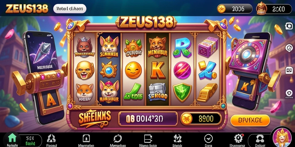Screenshot gameplay <strong>ZEUS138</strong> yang menampilkan tema slot menarik.